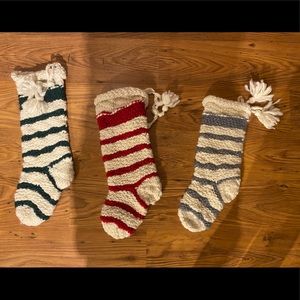 Set of three stockings